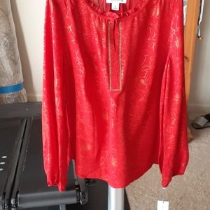 Festive Liz Claiborn ladies shirt